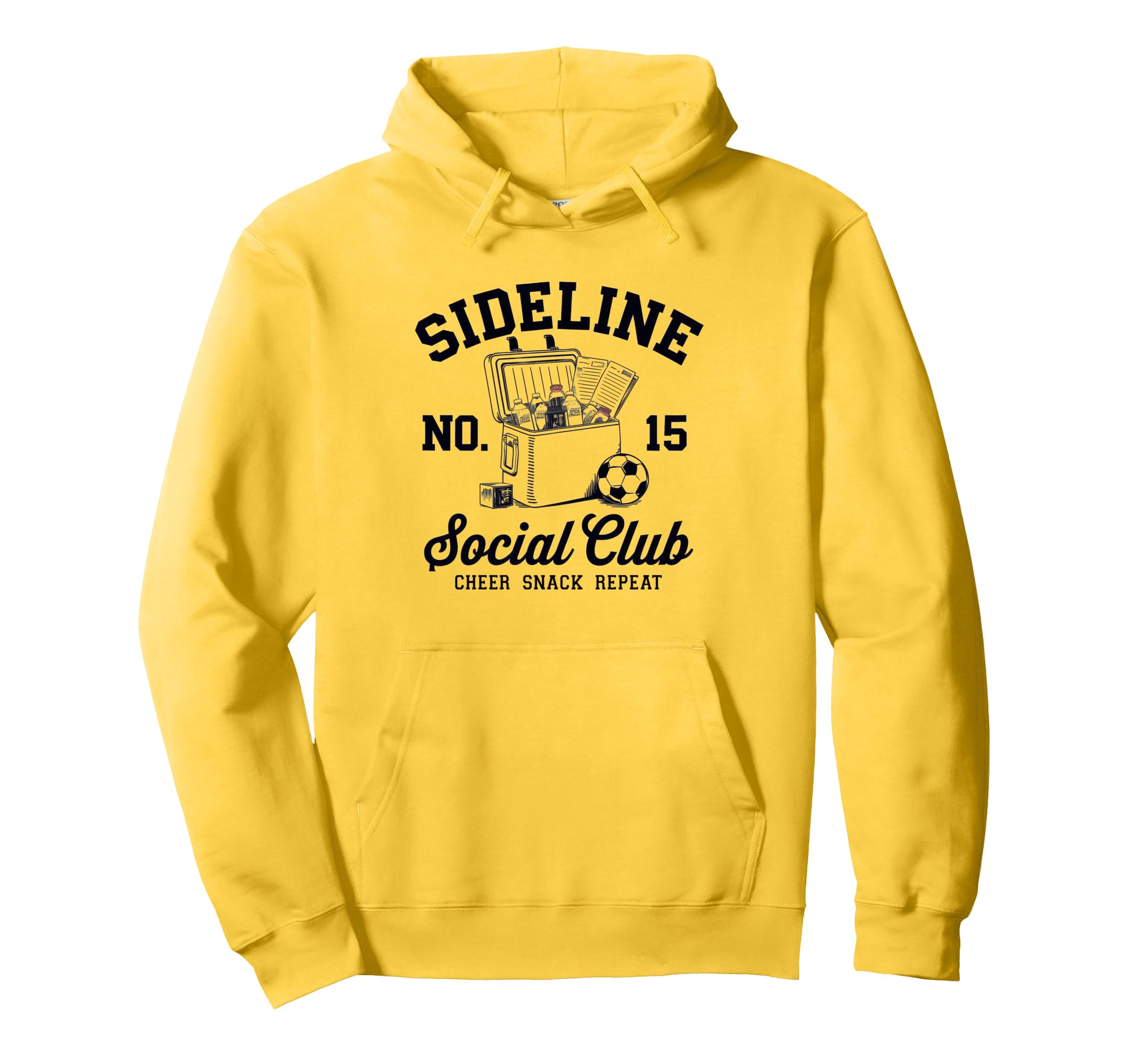 Sideline Social Club Soccer Mom Hoodie - Casual Everyday Wear for Adults - T-Shirt, Sweatshirt, Hoodie