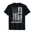 Back Dad Outnumbered Fathers Day Dad T-Shirt - Aesthetic Graphic Unisex - T-Shirt, Sweatshirt, Hoodie