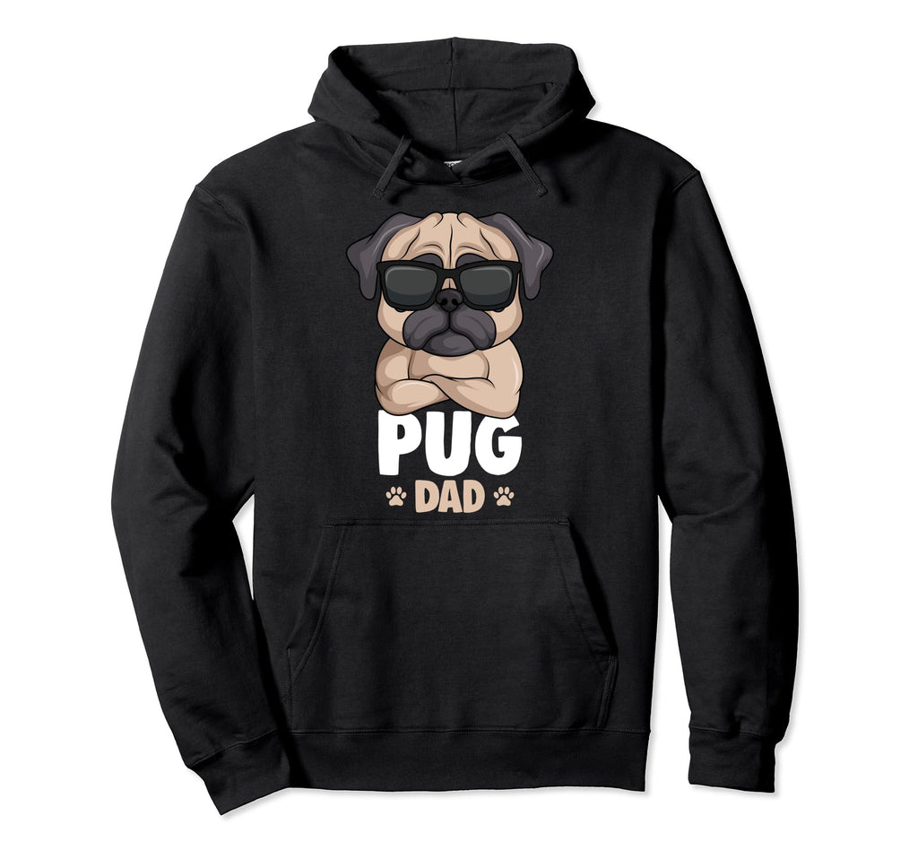 Pug Dad Gift Ideas T-Shirt - Minimalist Print Men Women - T-Shirt, Sweatshirt, Hoodie