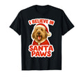 I Believe Santa Paws Otterhound Dog T-Shirt - Minimalist Print for Adults - T-Shirt, Sweatshirt, Hoodie