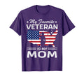 My Favorite Veteran Is My Mom Veterans T-Shirt - Trendy Graphic for Adults - T-Shirt, Sweatshirt, Hoodie