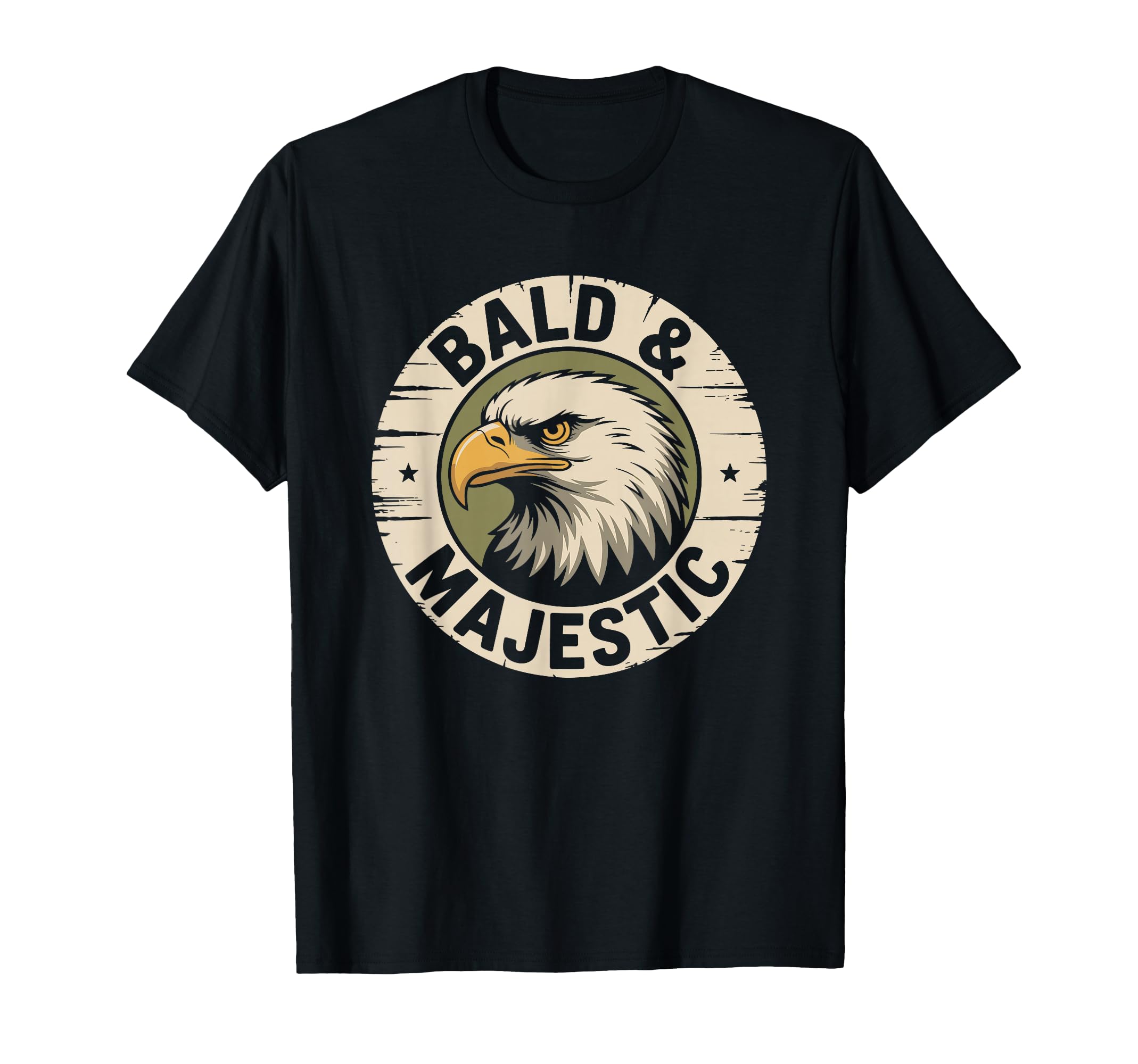Bald And Majestic Hairless Baldness And T-Shirt - Graphic Print for Adults - T-Shirt, Sweatshirt, Hoodie