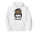 Nana Life Messy Bun Hair Funny Soccer Hoodie - Minimalist Print Men Women - T-Shirt, Sweatshirt, Hoodie