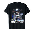 Ride Pride Trucker Eagle Wolf T-Shirt - Novelty Apparel Men Women - T-Shirt, Sweatshirt, Hoodie