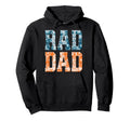 Rad Dad Rad Dad Fathers Day Hoodie - Aesthetic Graphic for Adults - T-Shirt, Sweatshirt, Hoodie