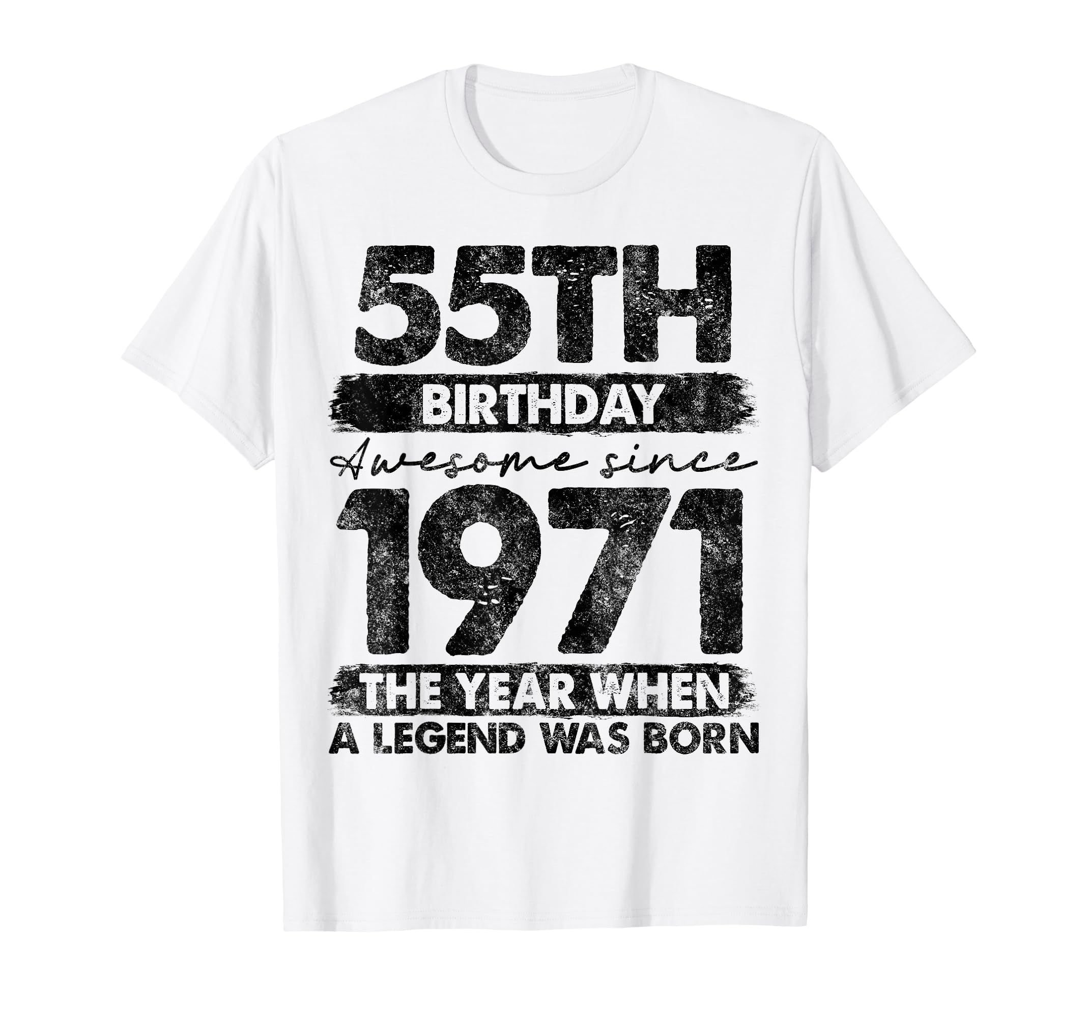 55 Year Old Gifts 1971 55Th Birthday T-Shirt - Trendy Graphic Men Women - T-Shirt, Sweatshirt, Hoodie