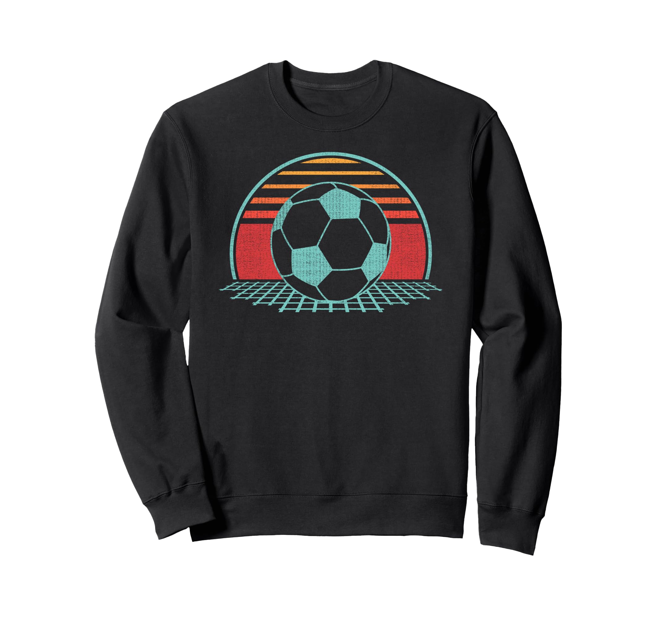 Soccer Ball 80S Soccer Player Sweatshirt - Unique Graphic Men Women - T-Shirt, Sweatshirt, Hoodie