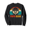 Papa Bear Father Dad Daddy Gift Hat T-Shirt - Aesthetic Graphic Men Women - T-Shirt, Sweatshirt, Hoodie