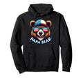Papa Bear Gifts Funny Birthday Fun Gift Hoodie - Minimalist Print Unisex - T-Shirt, Sweatshirt, Hoodie
