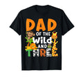 Dad Wild And 3 Three Jungle Zoo T-Shirt - Fun Novelty Design for Adults - T-Shirt, Sweatshirt, Hoodie