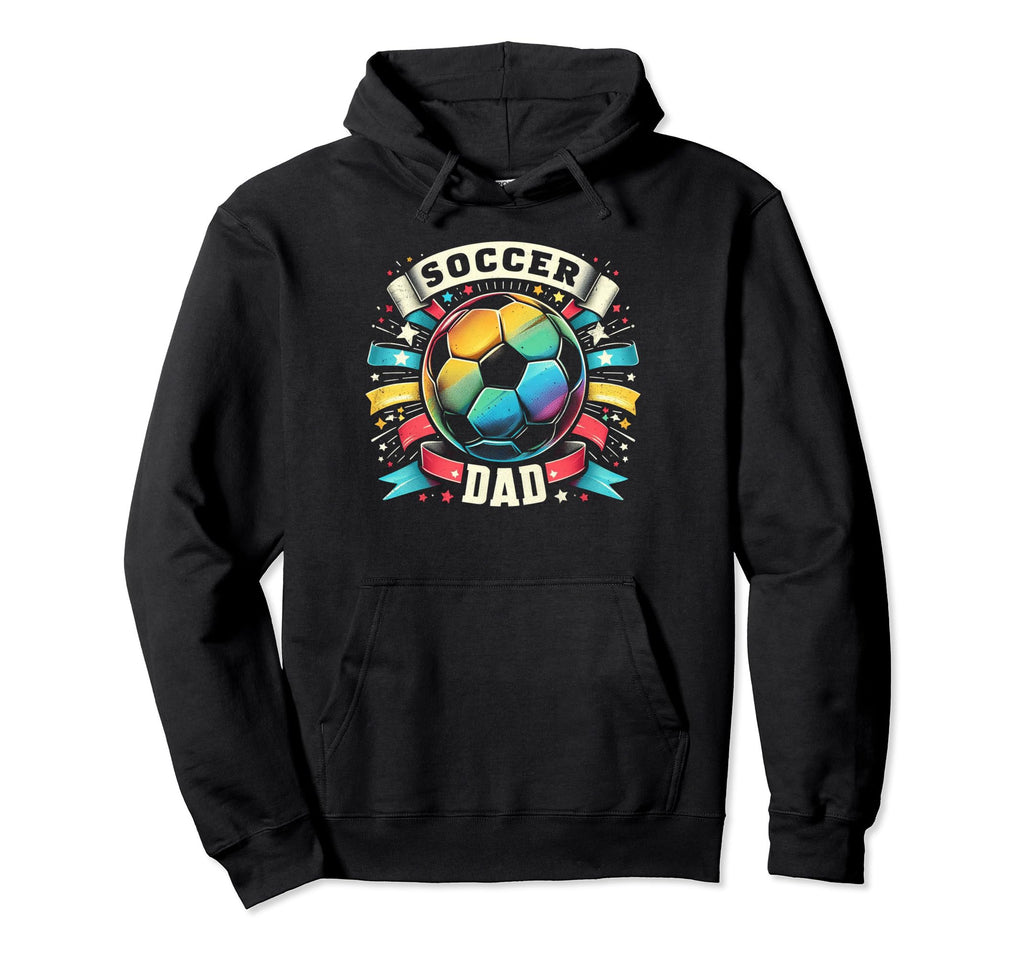 Soccer Dad Family Matching Dad Fathers Hoodie - Unique Graphic Men Women - T-Shirt, Sweatshirt, Hoodie