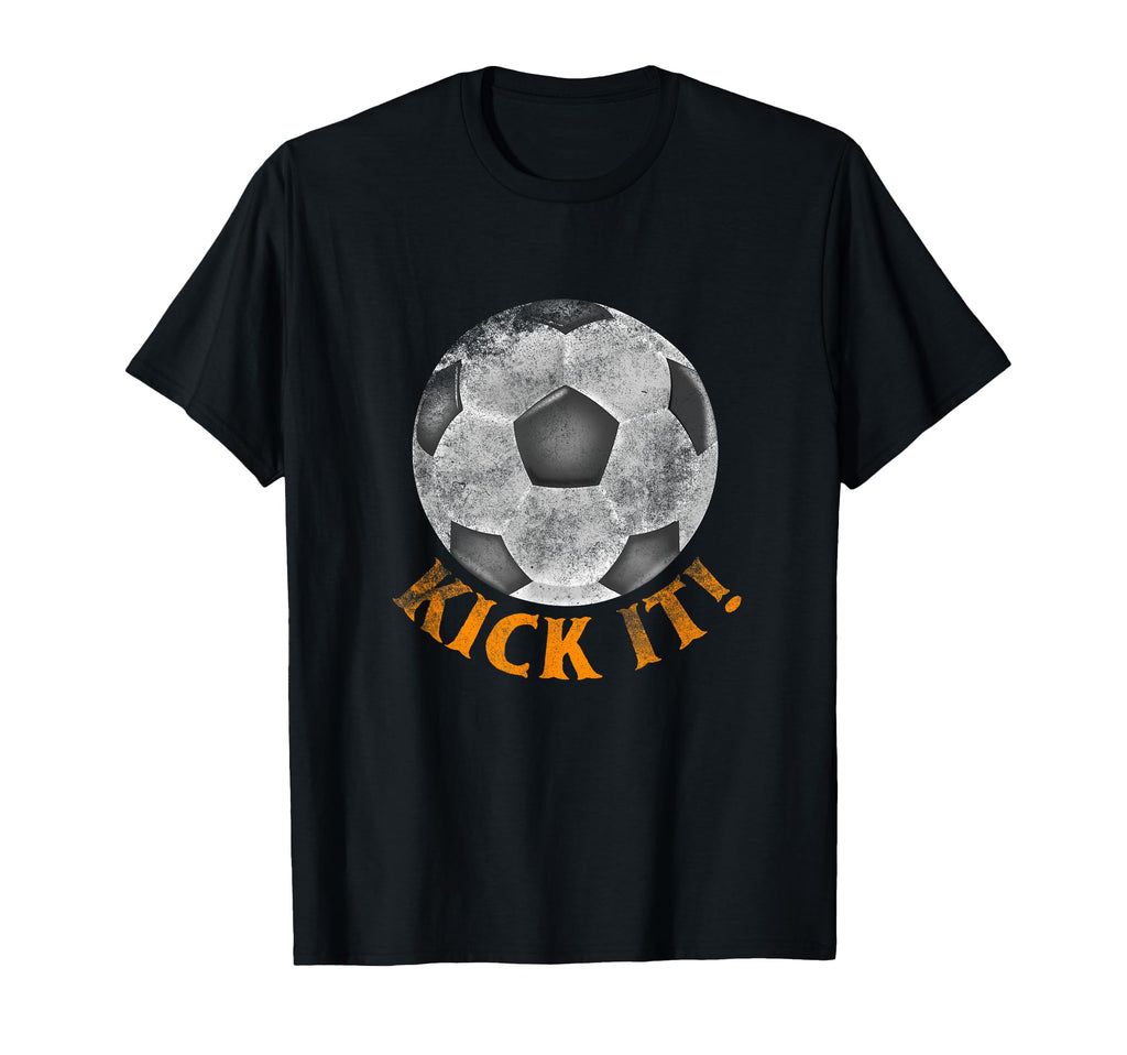Kick It Soccer Ball Funny Gift Goal T-Shirt - Trendy Graphic for Adults - T-Shirt, Sweatshirt, Hoodie