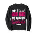 Senior 2026 Proud God Dad Class Sweatshirt - Minimalist Print for Adults - T-Shirt, Sweatshirt, Hoodie