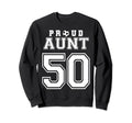 Number 50 Custom Proud Soccer Futbol Sweatshirt - Graphic Print Unisex - T-Shirt, Sweatshirt, Hoodie