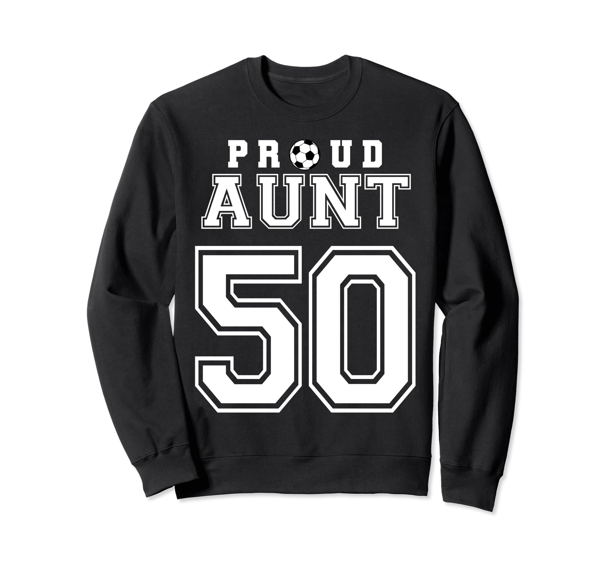 Number 50 Custom Proud Soccer Futbol Sweatshirt - Graphic Print Unisex - T-Shirt, Sweatshirt, Hoodie