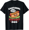 Emotional-Support Dog Hot Kawai Motivational - Adult & Kids T-Shirts, Sweatshirts & Hoodies apparel design preview 1