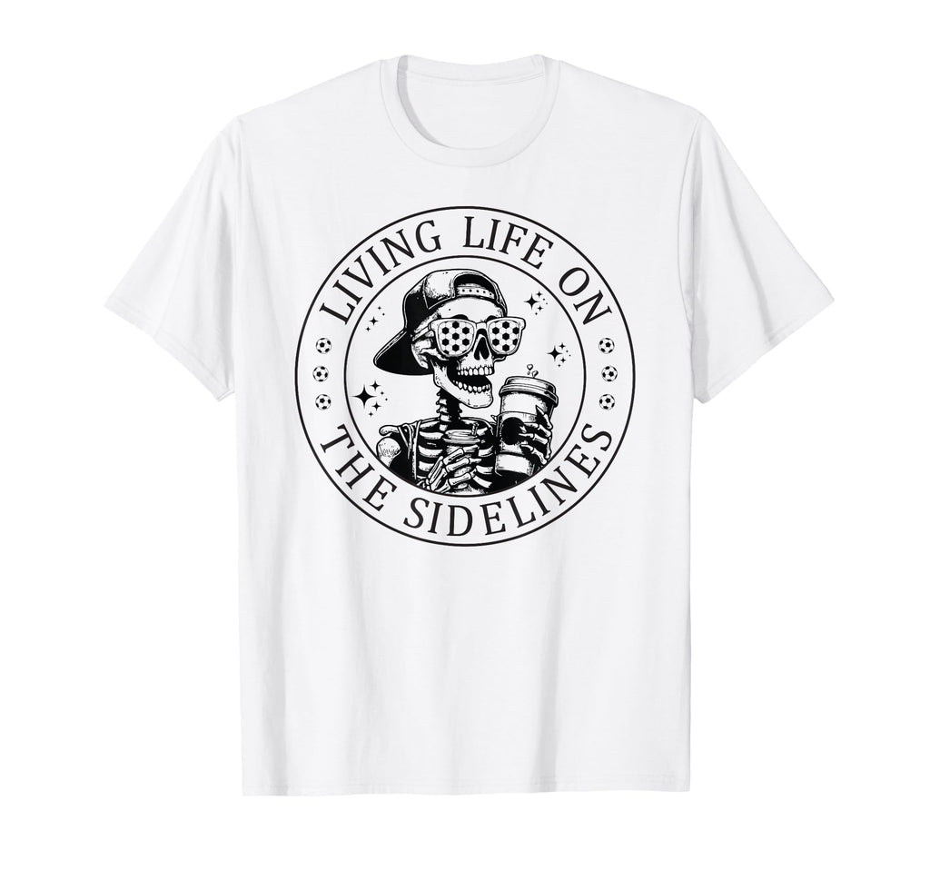 Skeleton Soccer Mom Coffee T-Shirt - Casual Everyday Wear for Adults - T-Shirt, Sweatshirt, Hoodie
