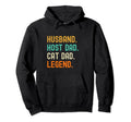 Host Dad Cat Legend T-Shirt - Fun Novelty Design for Adults - T-Shirt, Sweatshirt, Hoodie