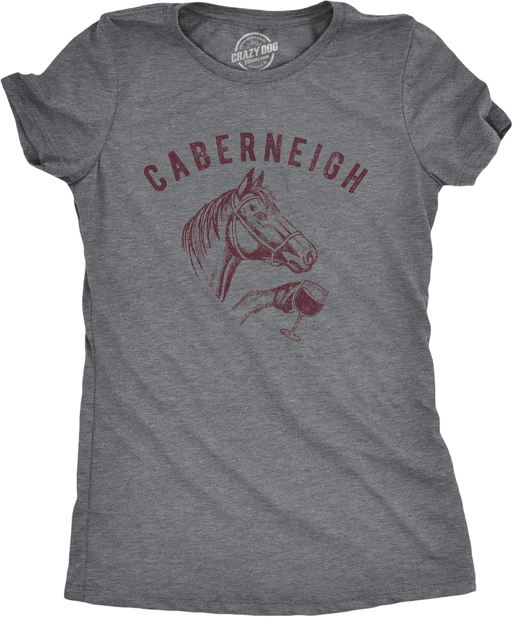 Womens Caberneigh Funny Horse Lover Wine Sarcastic - Adult & Kids T-Shirts, Sweatshirts & Hoodies apparel design preview 1