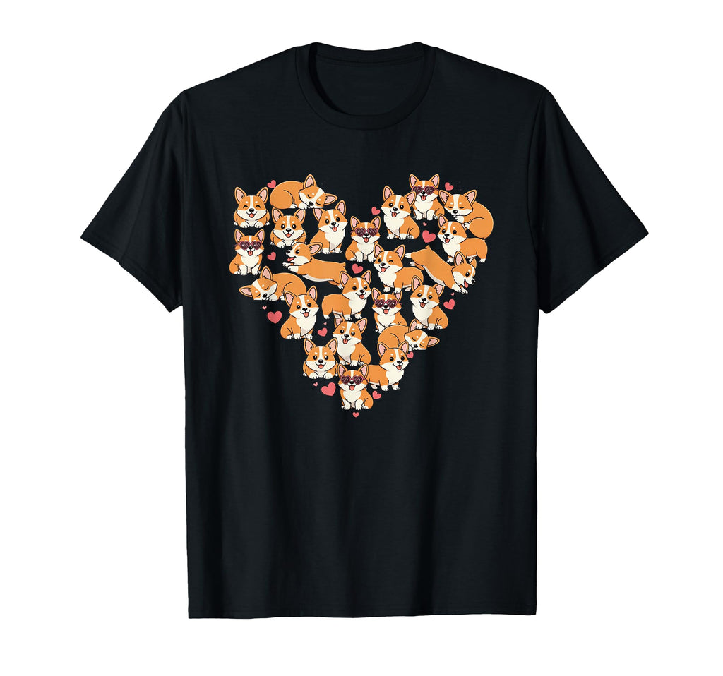 Womens Love Kawaii Valentines Day Heart T-Shirt - Trendy Graphic Men Women - T-Shirt, Sweatshirt, Hoodie