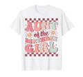 Aunt Birthday Family Groovy Birthday T-Shirt - Minimalist Print for Adults - T-Shirt, Sweatshirt, Hoodie