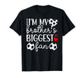 Brothers Biggest Fan Soccer Sister T-Shirt - Minimalist Print Men Women - T-Shirt, Sweatshirt, Hoodie