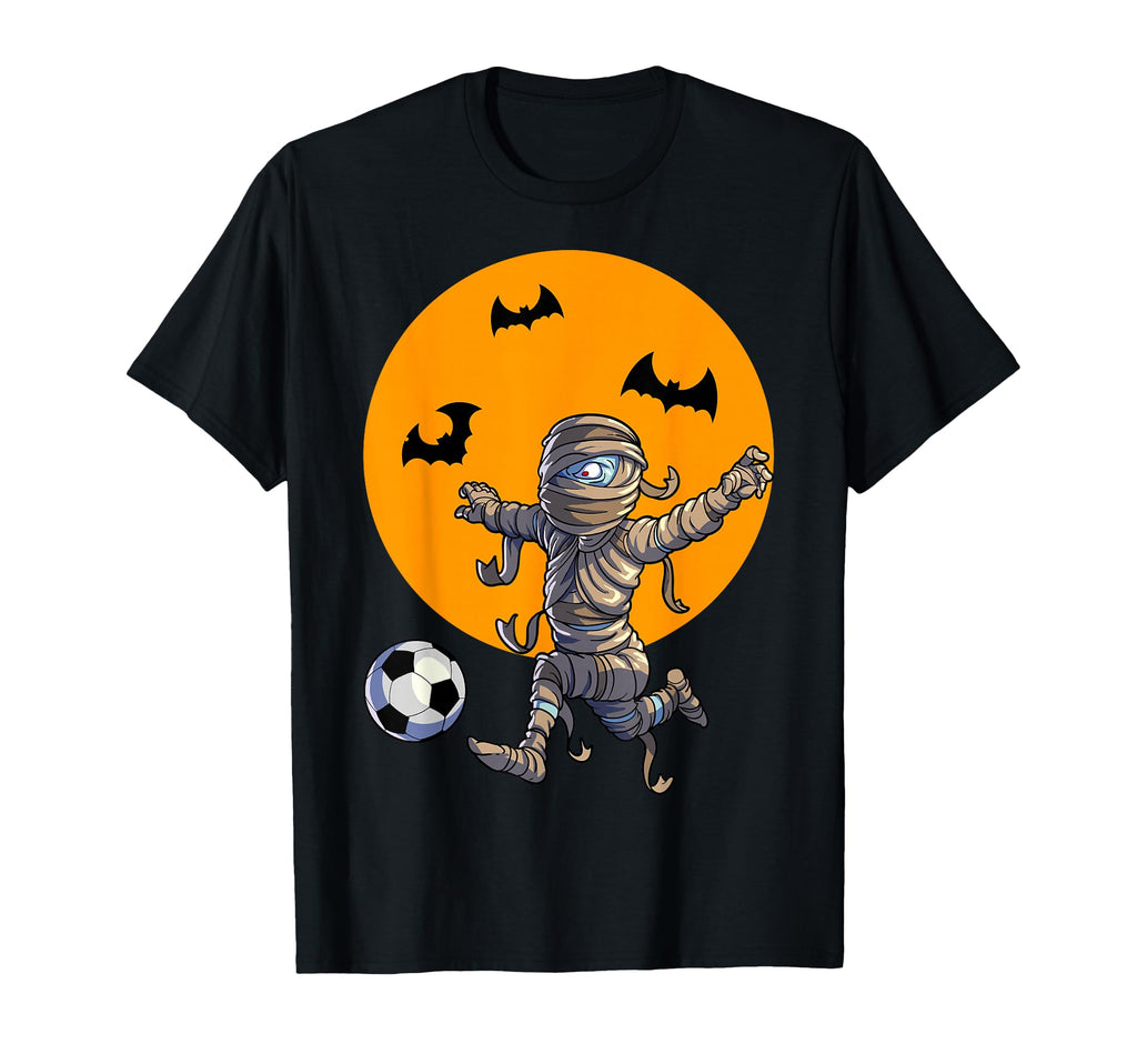 Soccer Mummy Halloween Soccer Halloween T-Shirt - Graphic Print Unisex - T-Shirt, Sweatshirt, Hoodie