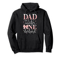 Dad Winter Onederland Birthday Bow Hoodie - Graphic Print Men Women - T-Shirt, Sweatshirt, Hoodie