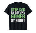 Gamer Stepdad Fathers Day Step Dad Day T-Shirt - Minimalist Print Unisex - T-Shirt, Sweatshirt, Hoodie