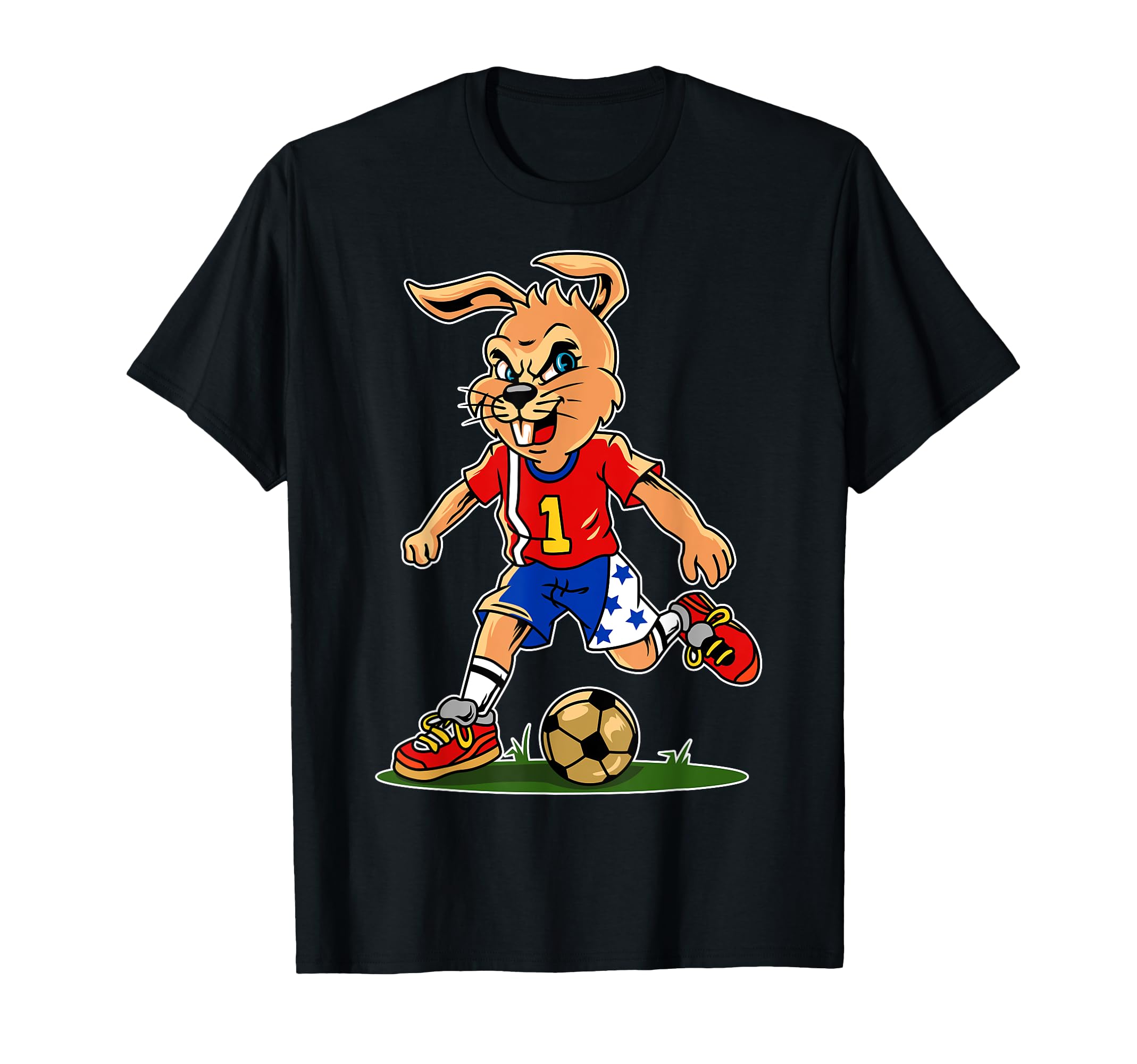 Rabbit Bunny Lover Funny Soccer T-Shirt - Minimalist Print Unisex - T-Shirt, Sweatshirt, Hoodie