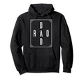 Funny Simple Fathers Day Rad Dad Dads Hoodie - Custom Art Print Men Women - T-Shirt, Sweatshirt, Hoodie