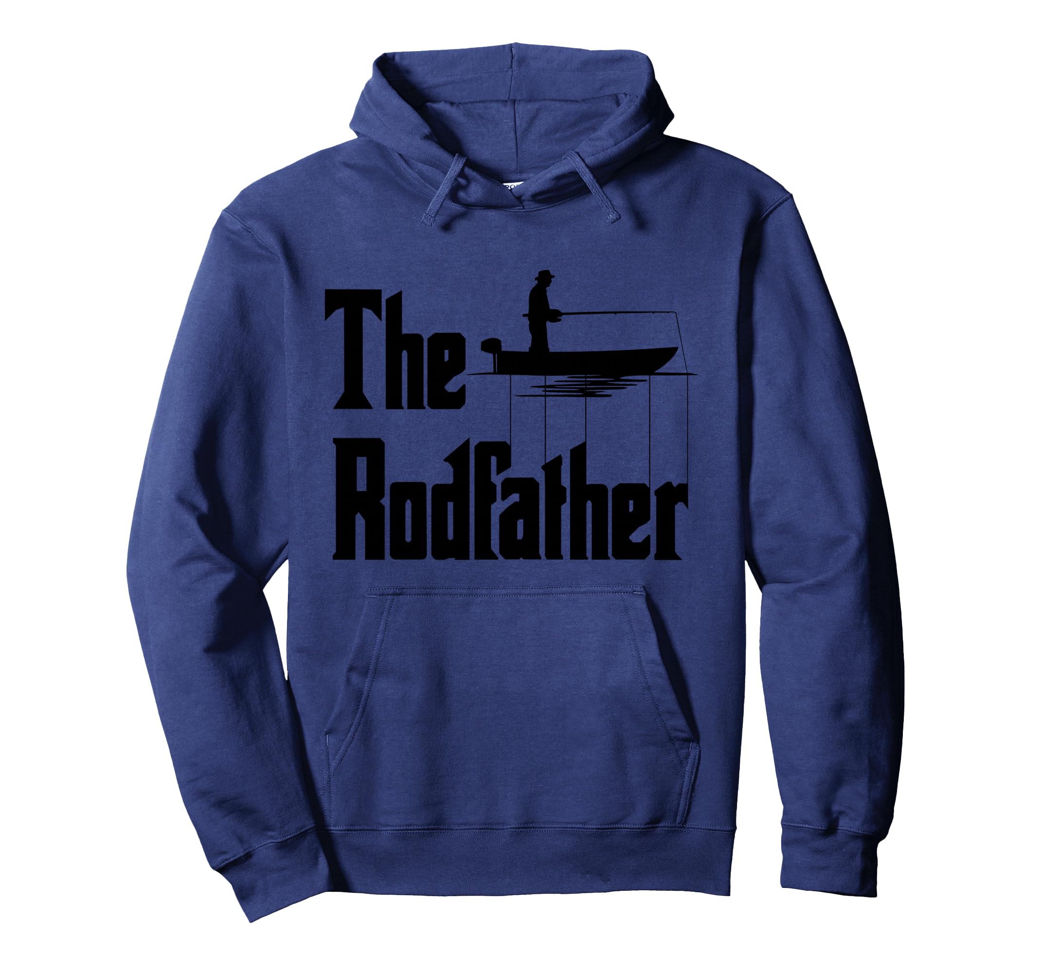 Funny Fishing Rod Fisherman Father Hoodie - Fun Novelty Design for Adults - T-Shirt, Sweatshirt, Hoodie