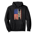 Ford Last Name Ford Name American Flag Hoodie - Minimalist Print Men Women - T-Shirt, Sweatshirt, Hoodie