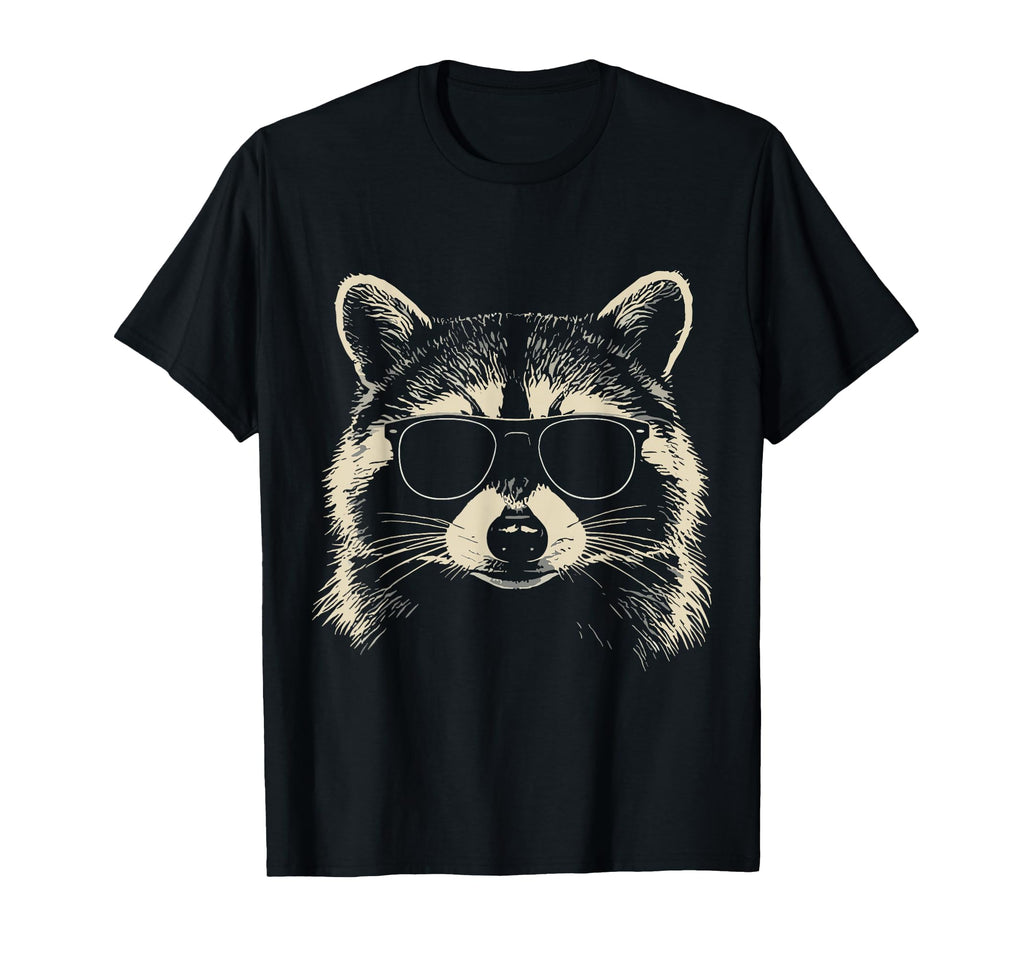 Raccoon Wearing Sunglasses Raccoon T-Shirt - Casual Everyday Wear Unisex - T-Shirt, Sweatshirt, Hoodie