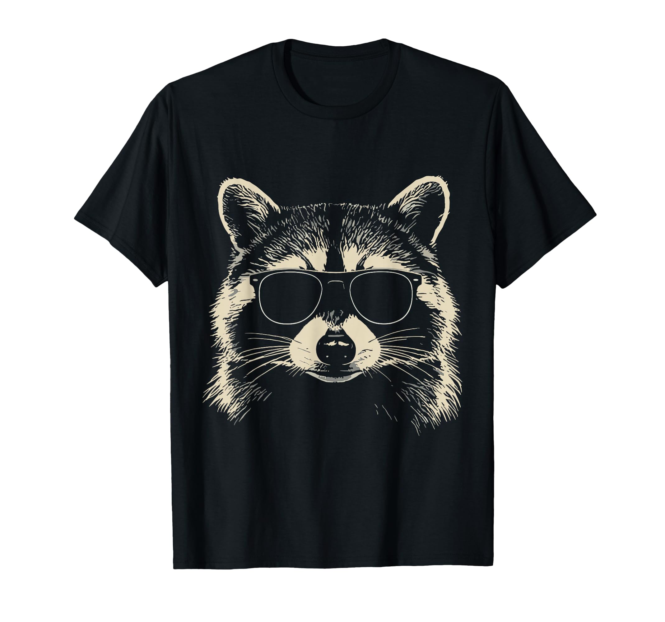 Raccoon Wearing Sunglasses Raccoon T-Shirt - Casual Everyday Wear Unisex - T-Shirt, Sweatshirt, Hoodie