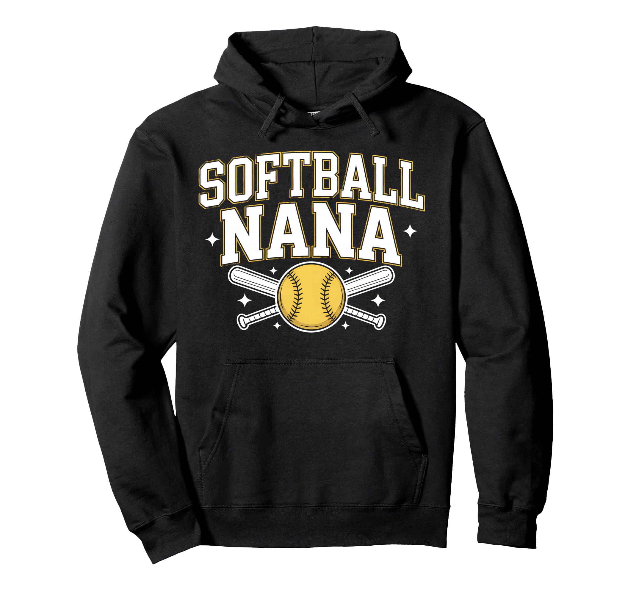 Softball Nana Grandma Softball Nana Hoodie - Unique Graphic Men Women - T-Shirt, Sweatshirt, Hoodie