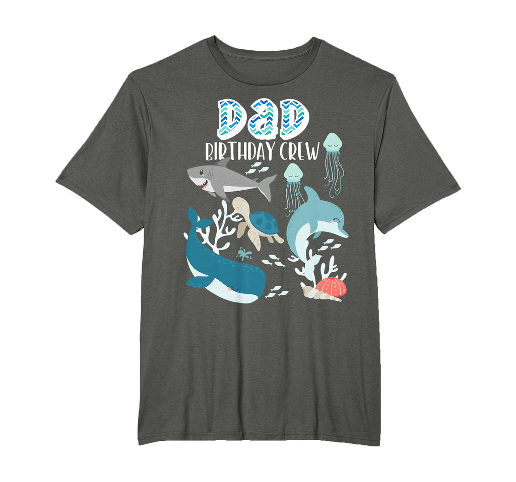 Dad Birthday Ocean Sea Animals Birthday T-Shirt - Trendy Graphic Men Women - T-Shirt, Sweatshirt, Hoodie