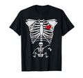 Skeleton Pregnancy Announcement T-Shirt - Fun Novelty Design Men Women - T-Shirt, Sweatshirt, Hoodie