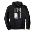 Us Flag Best Papa Ever Fathers Hoodie - Casual Everyday Wear for Adults - T-Shirt, Sweatshirt, Hoodie