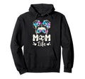 Soccer Karate Mom Life Messy Bun Leopard Hoodie - Unique Graphic Men Women - T-Shirt, Sweatshirt, Hoodie