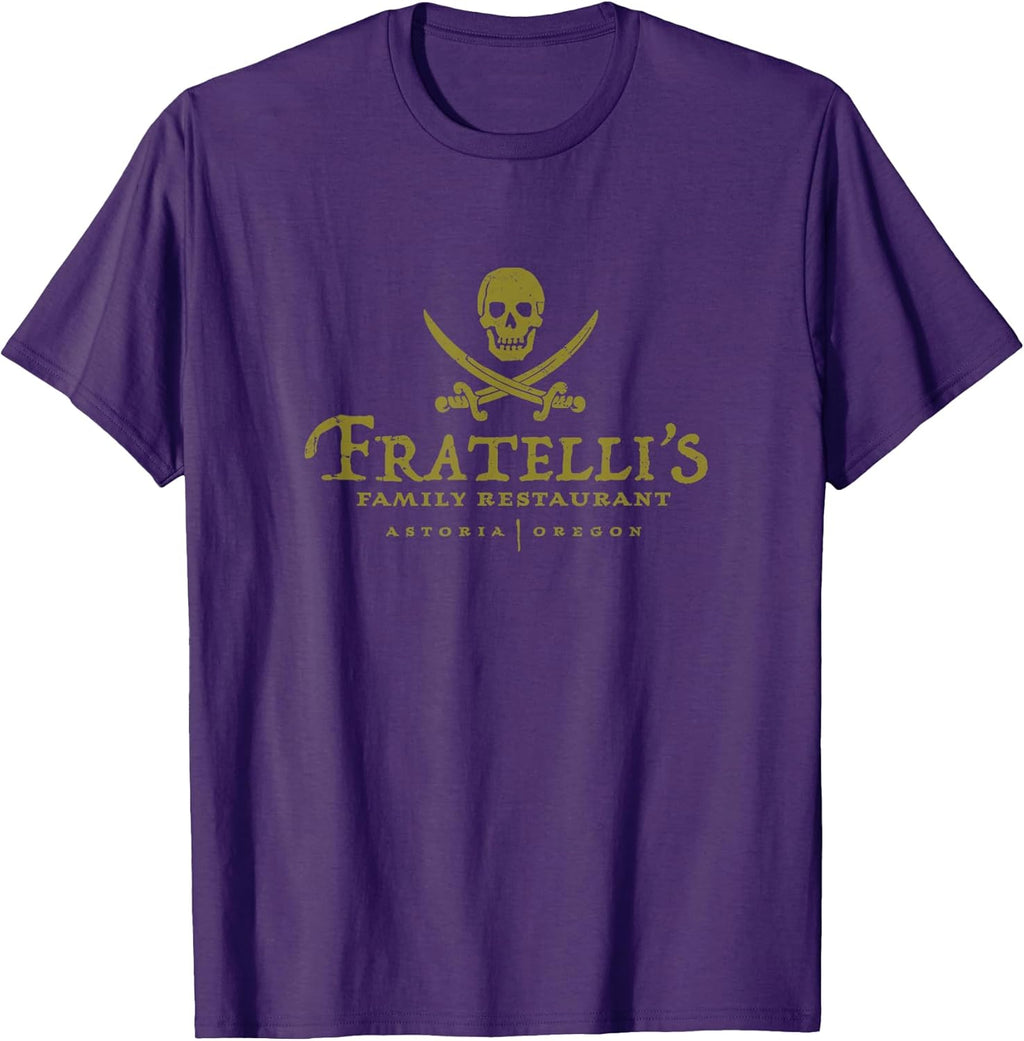 Vintage Fratelli's Family Restaurant 80s Movies Skull - Adult & Kids T-Shirts, Sweatshirts & Hoodies apparel design preview 1