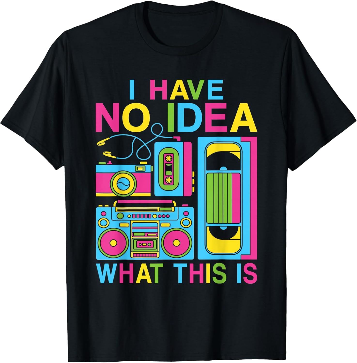 I Have No Idea What This is 80s 90s Outfit Boys Girls - Adult & Kids T-Shirts, Sweatshirts & Hoodies apparel design preview 1