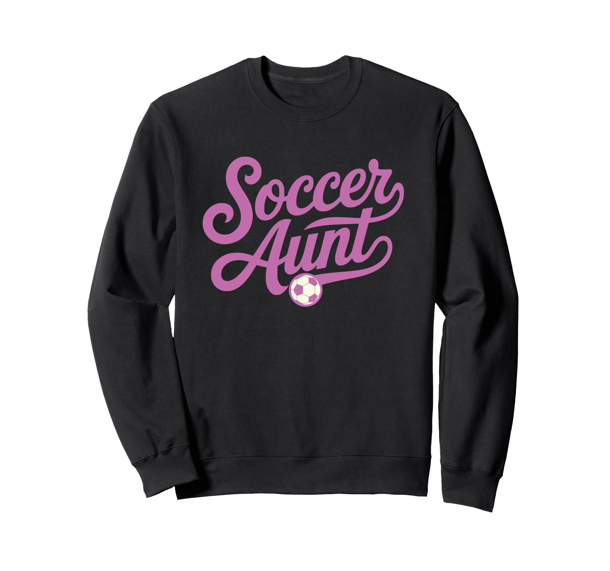 Soccer Aunt Proud Soccer Auntie Sweatshirt - Fun Novelty Design for Adults - T-Shirt, Sweatshirt, Hoodie