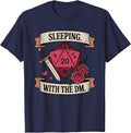 SLEEPING. WITH THE DM. - Adult & Kids T-Shirts, Sweatshirts & Hoodies apparel design preview 1