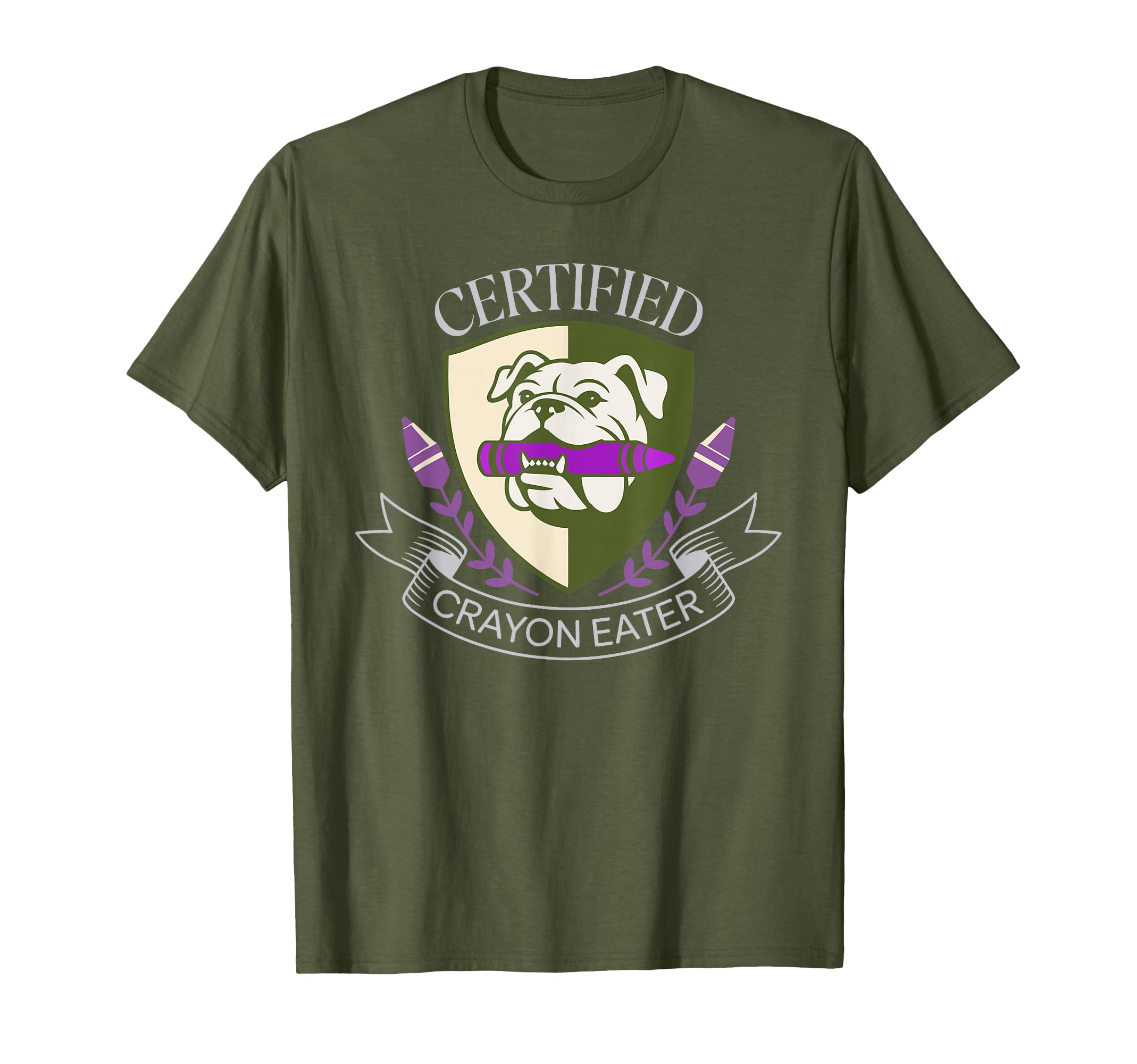 Sarcastic Certified Crayon Eater Soldier T-Shirt - Custom Art Print Unisex - T-Shirt, Sweatshirt, Hoodie