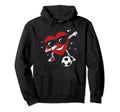 Dabbing Heart Dab Valentines Day Hoodie - Fun Novelty Design Men Women - T-Shirt, Sweatshirt, Hoodie