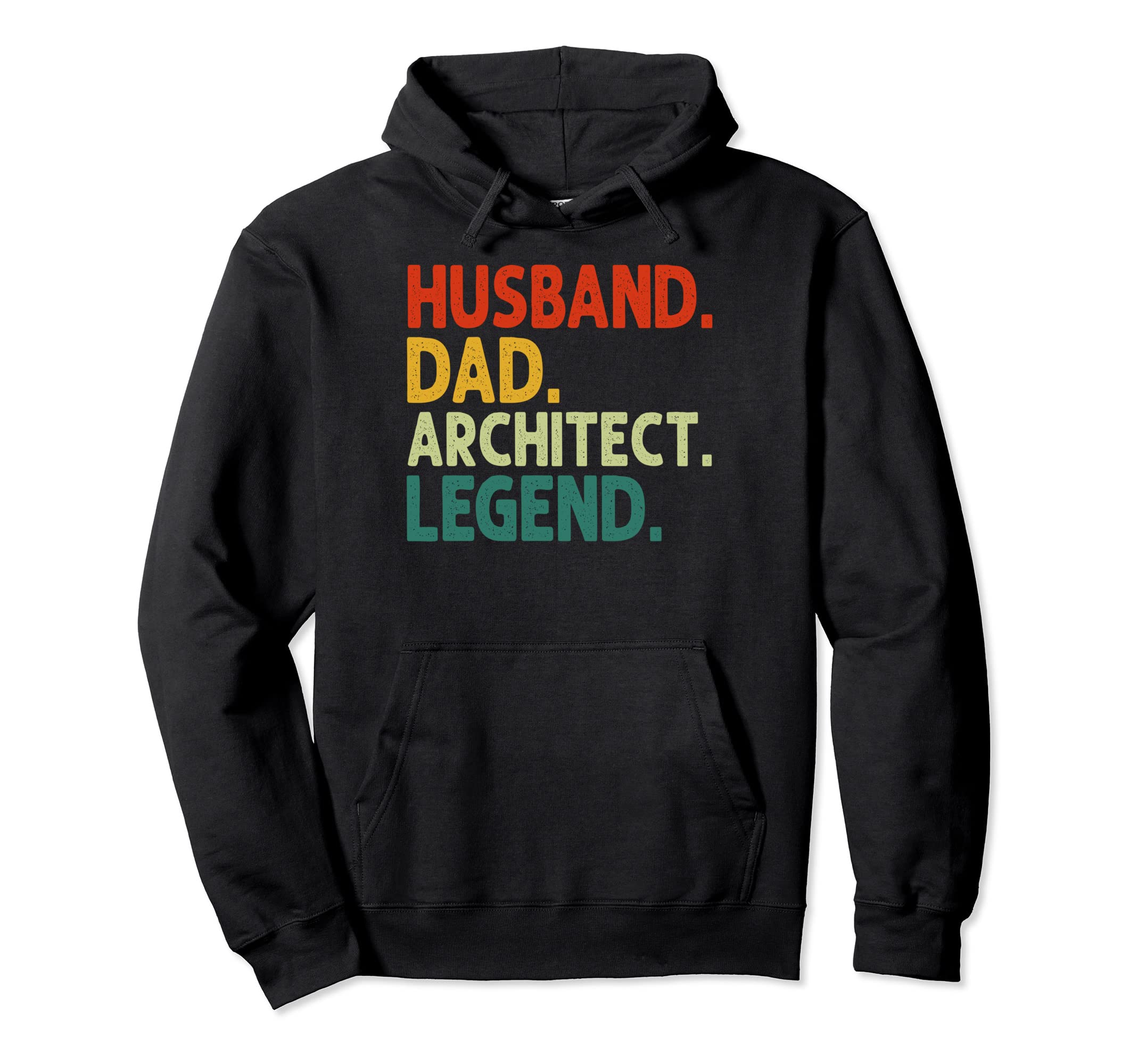 Husband Dad Architect Legend Funny Hoodie - Aesthetic Graphic Men Women - T-Shirt, Sweatshirt, Hoodie