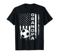 Soccer Grandpa America Flag T-Shirt - Casual Everyday Wear Unisex - T-Shirt, Sweatshirt, Hoodie
