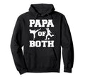 Papa Both Funny Soccer And Taekwondo Hoodie - Custom Art Print Men Women - T-Shirt, Sweatshirt, Hoodie
