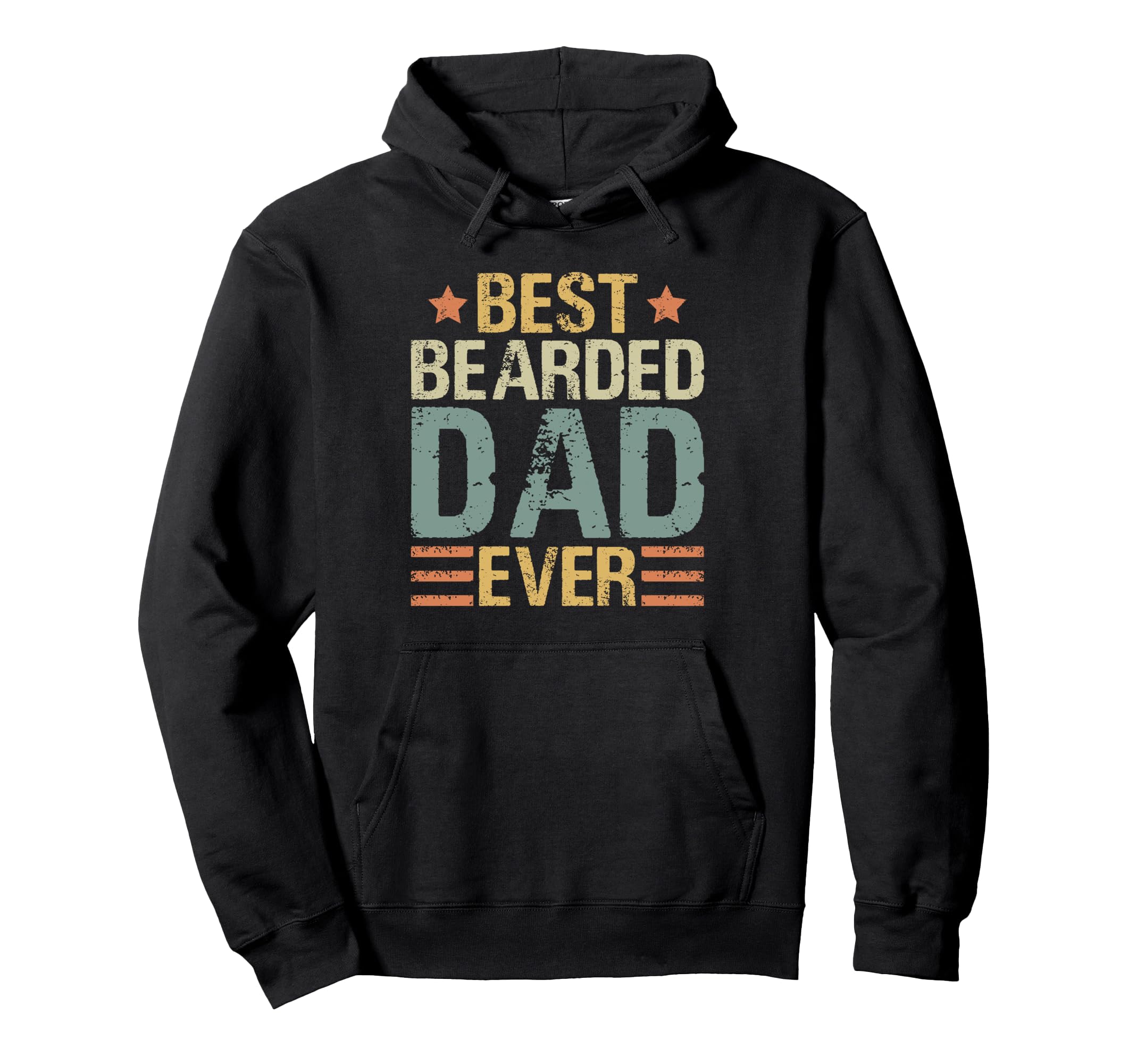 Best Bearded Dad Ever Hoodie - Unique Graphic Men Women - T-Shirt, Sweatshirt, Hoodie